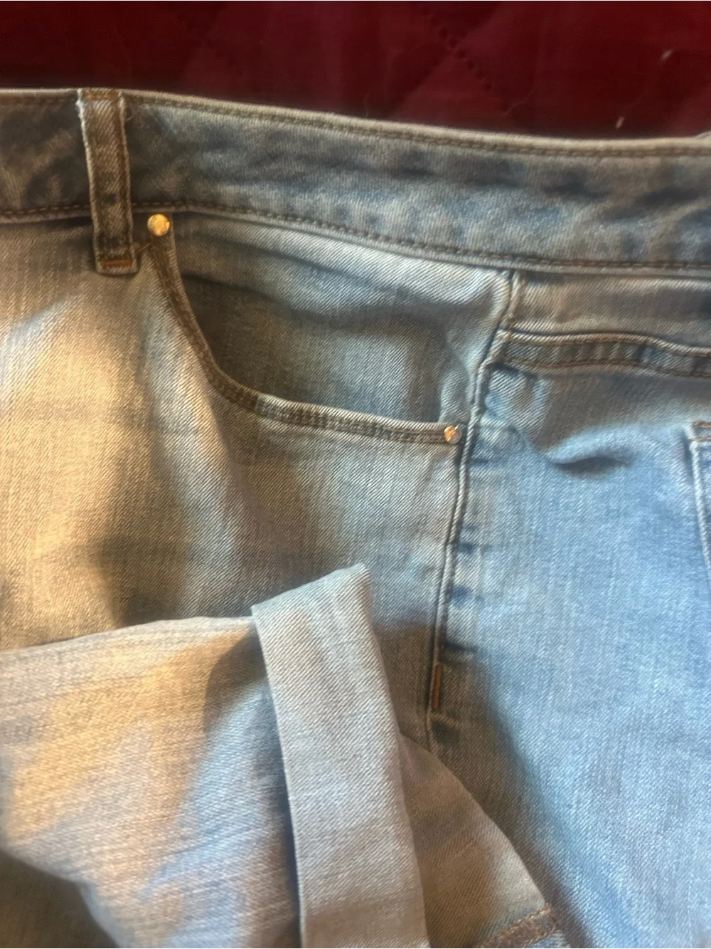 APT 9 Stonewashed Denim Short Shorts